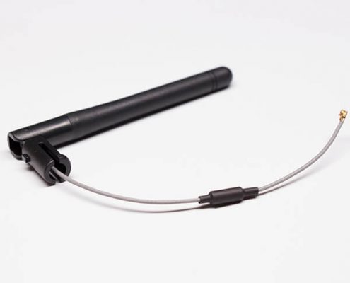 wifi雙頻天線(xiàn)2.4G/5G黑色2 dbi小s天線(xiàn)配IPEX同軸線(xiàn)